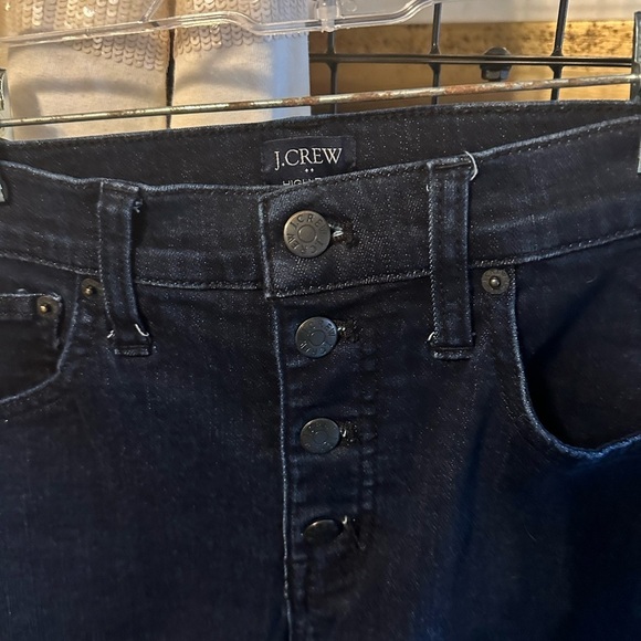 J crew button fly high rise boot cut jeans. Like new - Picture 2 of 3